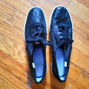 Ked's sequin sneaker,  worn once, no original pack